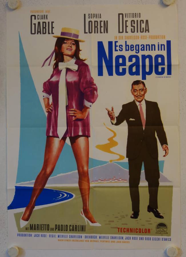 It started in Naples original release german movie poster